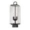 Z-Lite Sana 2 Light Outdoor Post Mount Fixture, Black And Seedy 592PHMS-BK - alternate 3